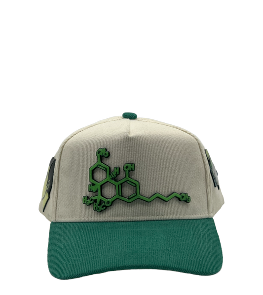 "THC" Corduroy Two Tone Snapback